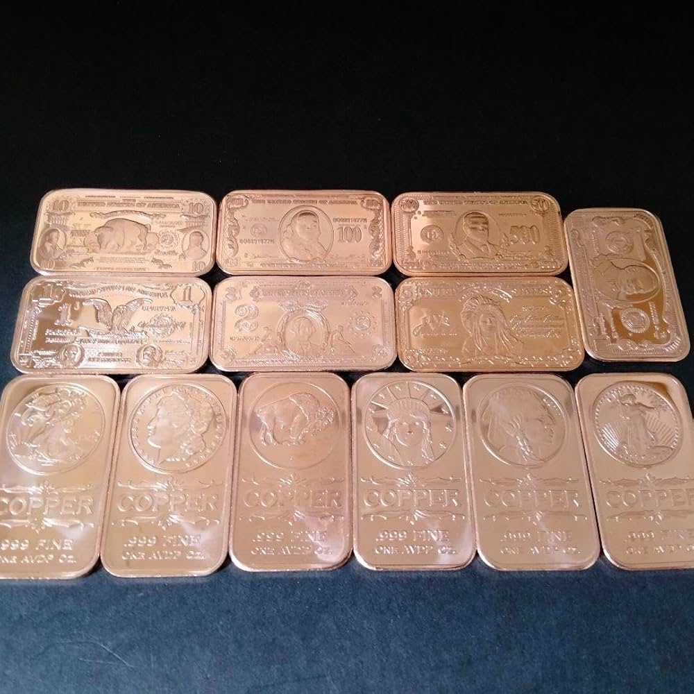 Amazon.co.jp: 純銅インゴット（純度99.9%） 1オンス 銅バー 銅