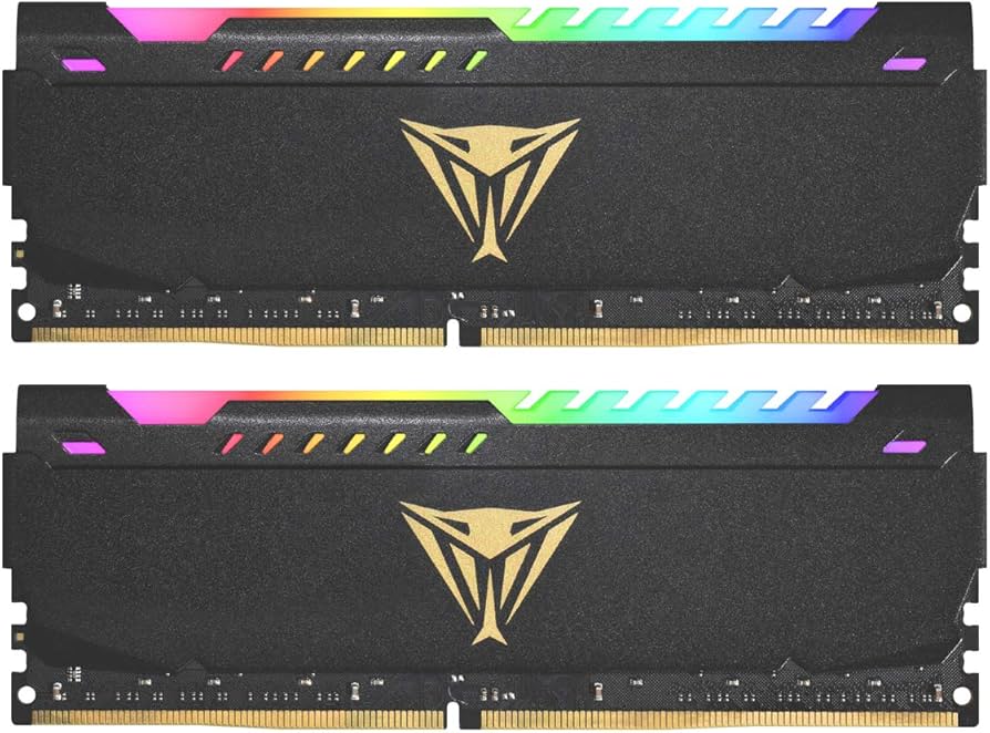 Patriot Viper Steel RGB DDR4 RAM 64GB (2X32GB) 3200MHz CL18 1.35v