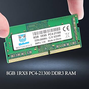 8GB 1RX8 DDR4 2666MHz PC4-21300 (PC4-2666V) CL19 SODIMM 1.2V 260