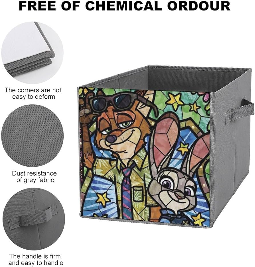 Amazon｜ニック ジュディ ズートピア 収納ボックス 収納ケース 整理用