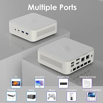 Amazon.com: Mini PC Gamer AMD Ryzen 7 5700U (8C/16T, up to 4.3Ghz