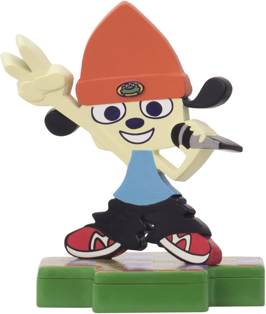 パラッパラッパー☆レッツドライブ☆タカラ フィギュア 動きます