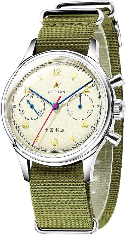 Amazon | 1963 クロノグラフ 腕時計 メンズ 手巻き 機械式 【Seagull