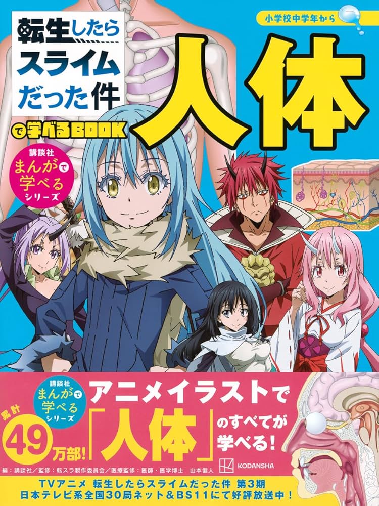 転生したらスライムだった件で学べるBOOK 人体 | 講談社, 転スラ製作