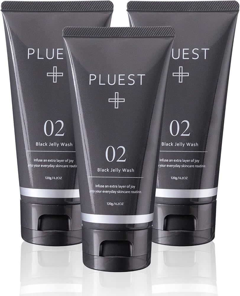 Amazon | PLUEST ブラックジェリーウォッシュ 洗顔ジェル 毛穴 黒ずみ