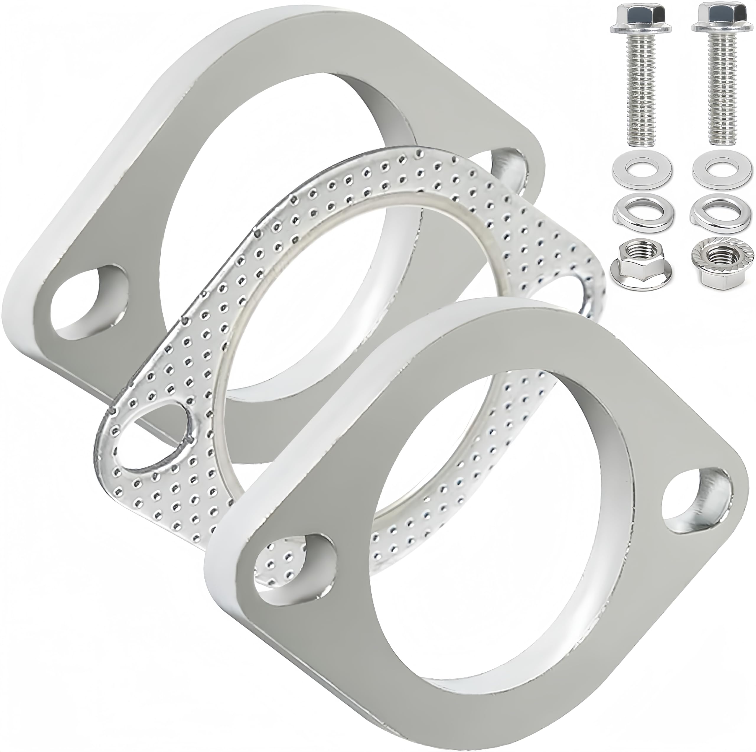 Amazon | Korekaou マフラーガスケット 1セット ステンレス マフラー