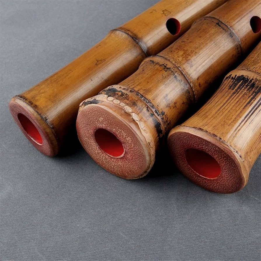 Amazon.co.jp: 竹笛 尺八 5穴 木製楽器 竹製縦笛 根付 : 楽器・音響機器