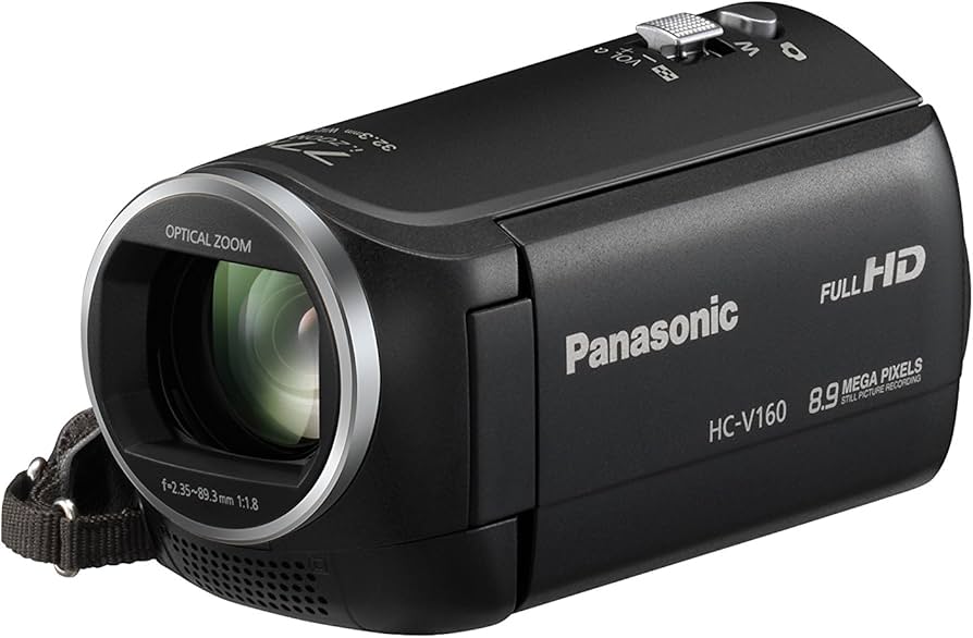 Amazon.com : Panasonic HC-V160 Long Zoom Camcorder : Electronics