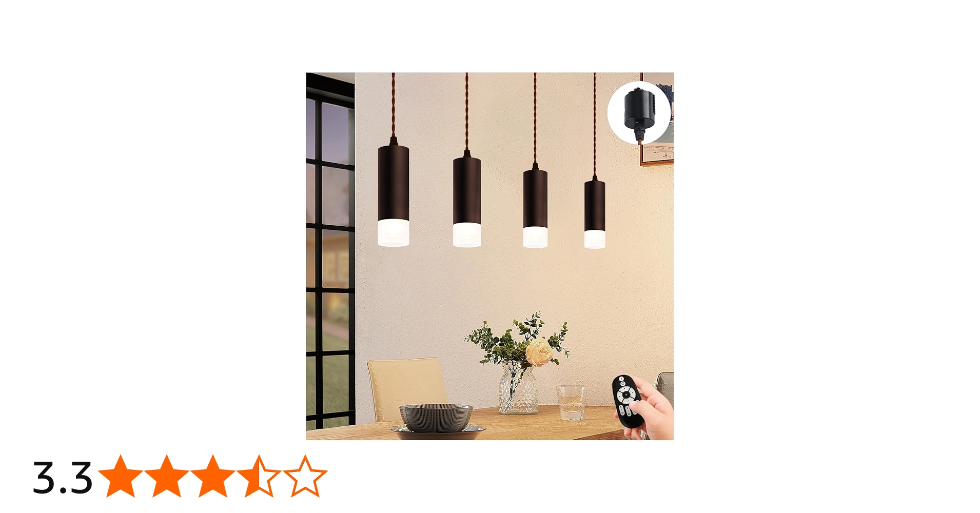 Amazon.co.jp : LVWIT 4個セット ダクトレール用 ペンダントライト 60W