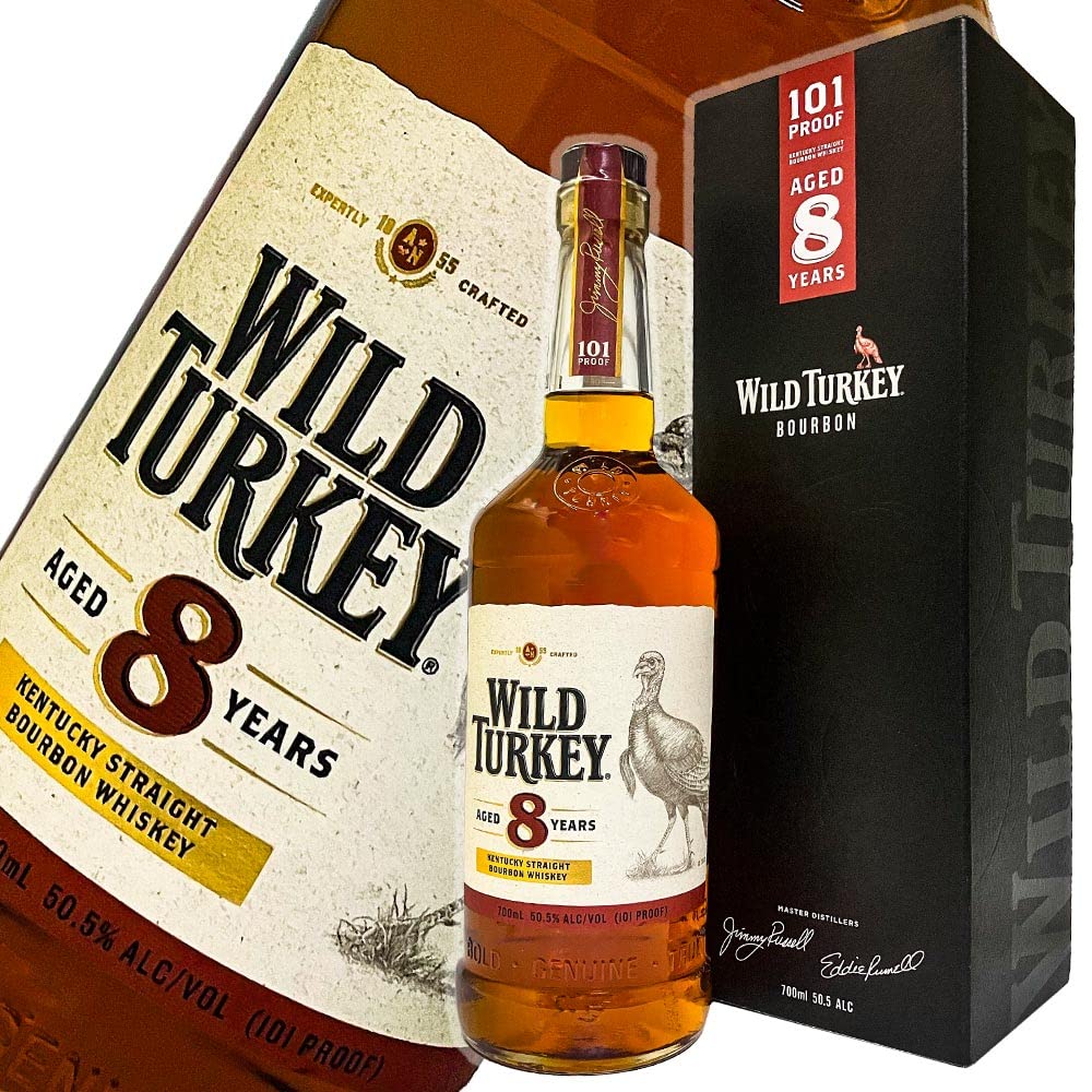Amazon.co.jp: ワイルドターキー 8年 700ml ギフトボックス バーボン