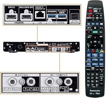 Amazon | パナソニック 8TB 11チューナー ブルーレイレコーダー 全録