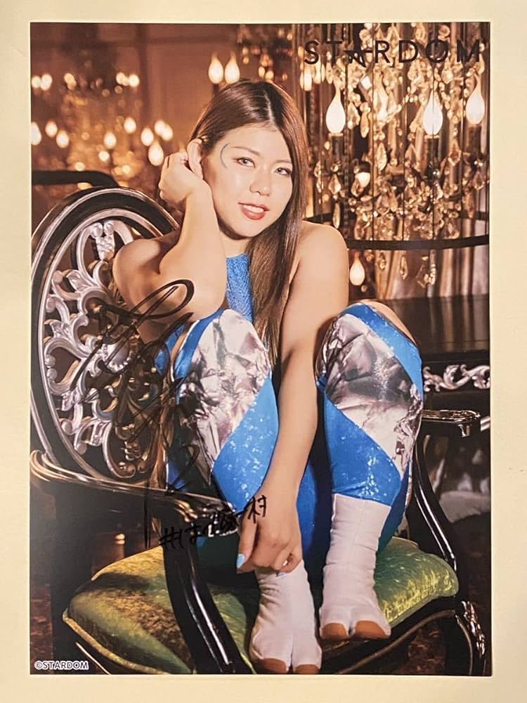 葉月 直筆サイン入りポートレート② スターダム STARDOM - メルカリ
