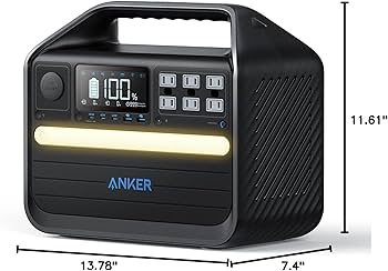 Amazon.com : Anker 555 Portable Power Station, 1024Wh Solar