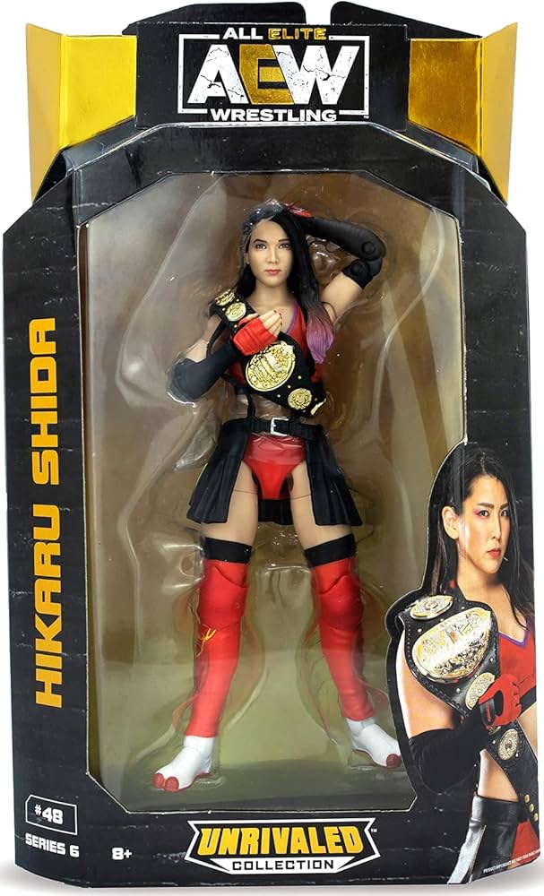 Amazon.com: Hikaru Shida - AEW Unrivaled 6 Jazwares Toy Wrestling