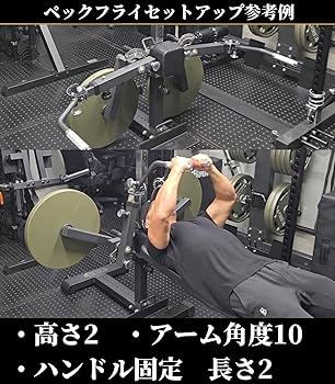 Amazon.co.jp: GentlemanFitnessClub GFC ペックフライ&ラテラルレイズ