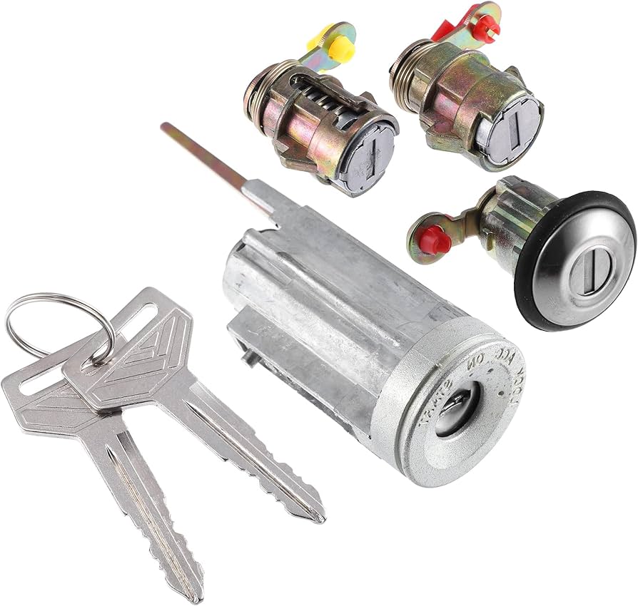 1 Set Ignition Switch Lock Cylinder with Keys for Toyota Corolla