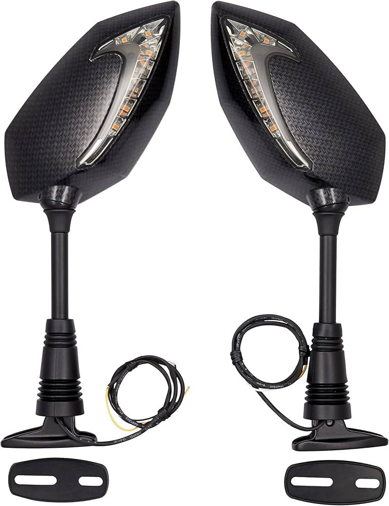 Amazon | キジマ(Kijima) バイクパーツ ミラー TECH06 カウルミラー