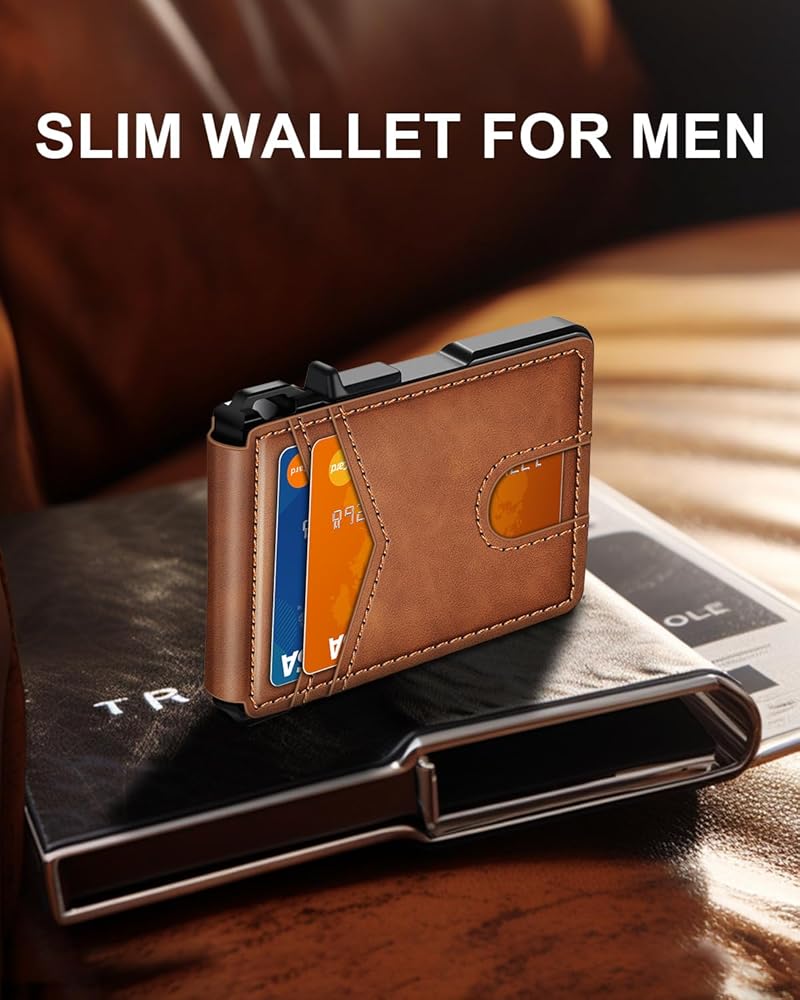 Amazon.com: ZALVEX Wallet for Men, Mens Minimalist Wallet 9-13