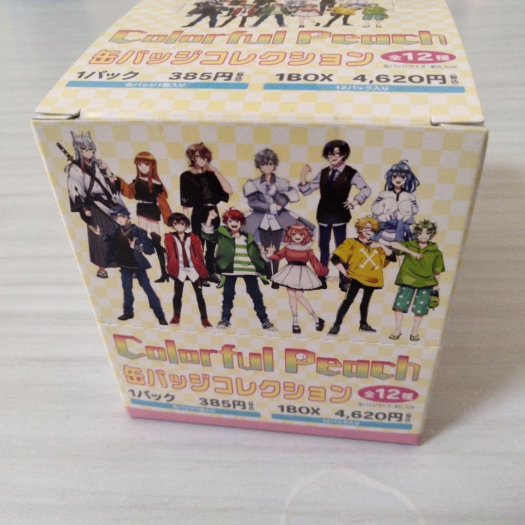Amazon.co.jp: カラフルピーチ メタル缶バッジ1BOX : おもちゃ