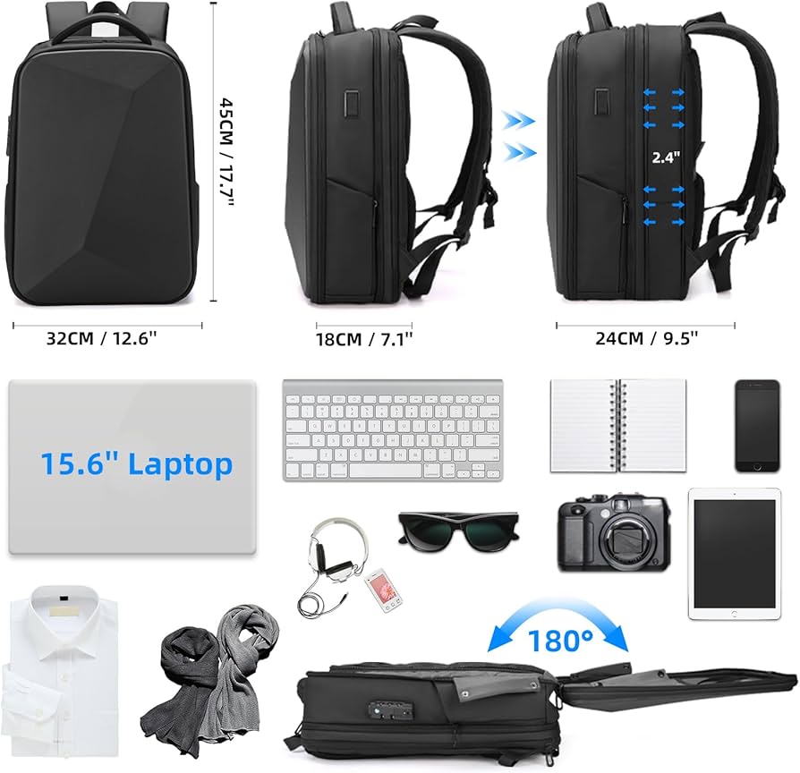 Amazon.com: FENRUIEN Anti Theft Laptop Backpack for Men