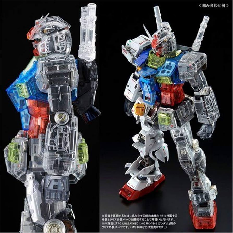 Amazon.com: Bandai spirits 1/60 PG Unleashed Clear Color Body