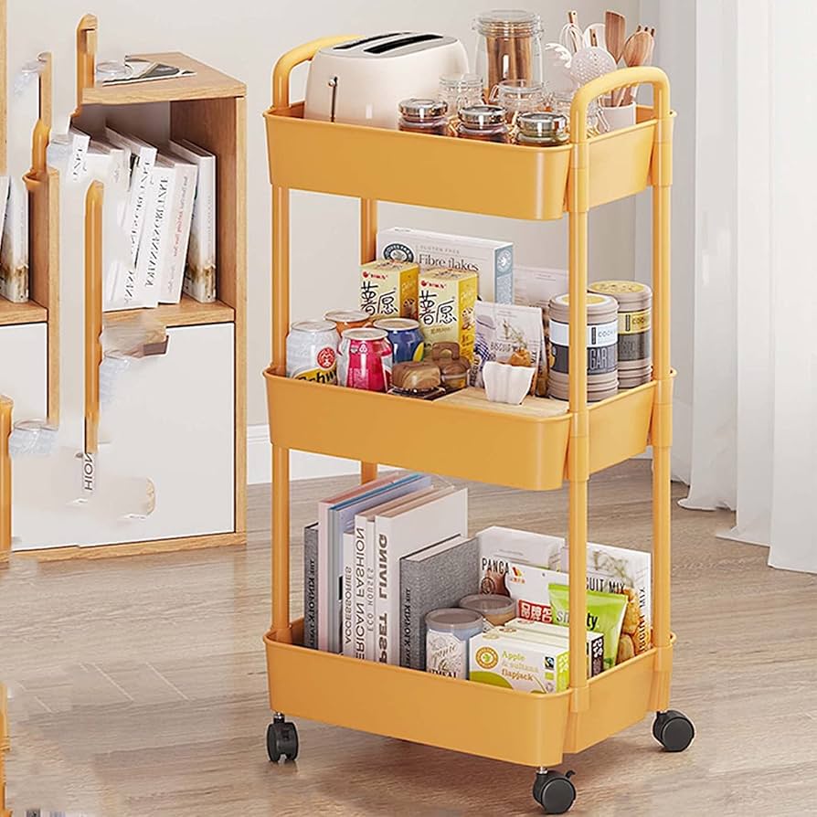 Amazon｜棚 ラック キッチンラック 収納棚 キッチンワゴン レンジ台