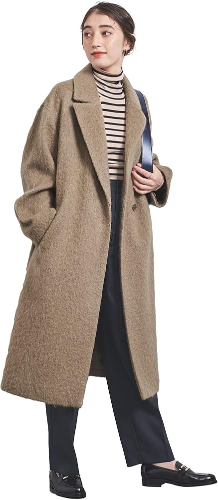 Amazon | [ユナイテッドアローズ] シャギー ビッグテーラード コート