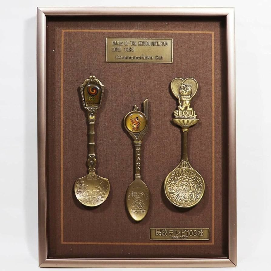 Amazon.co.jp: 1988ソウルオリンピック記念 スプーンセット 日本公式
