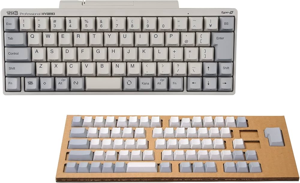 Amazon.co.jp: HHKB Professional HYBRID Type-S 日本語配列／白、無