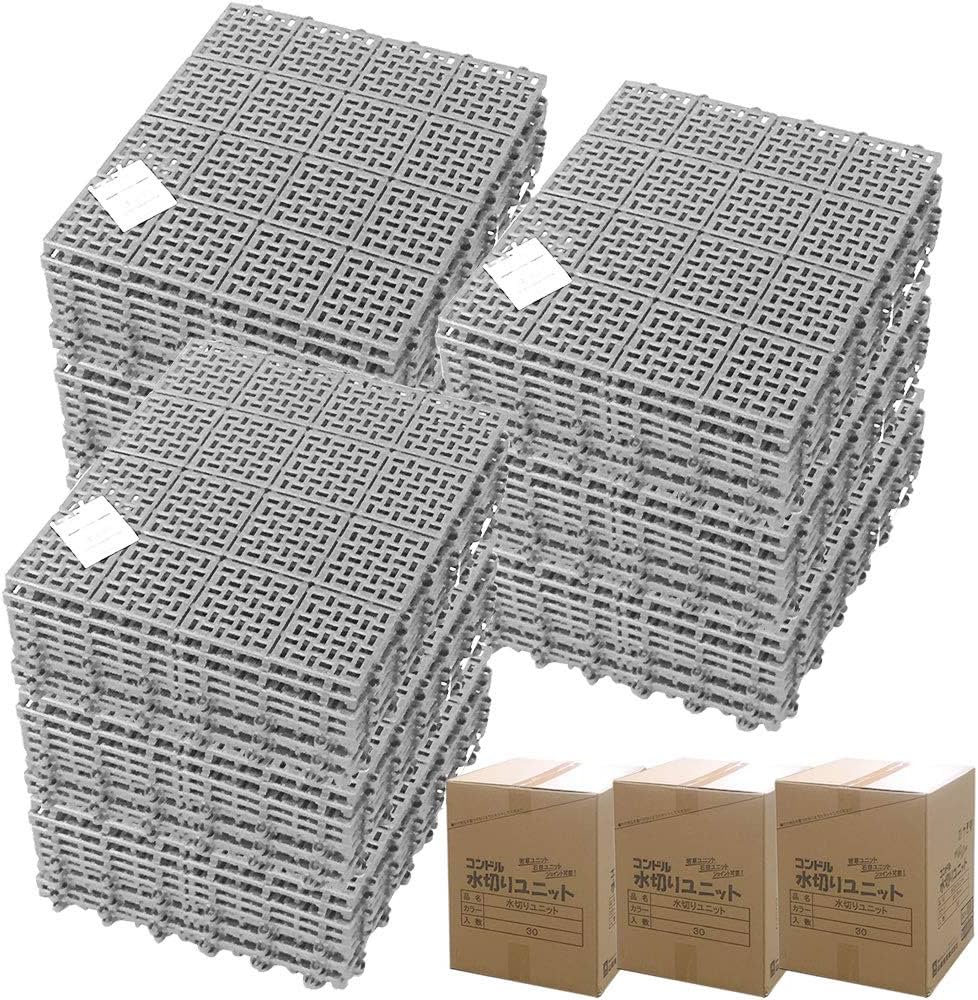 Amazon.co.jp: 【まとめ買い】山崎産業 コンドル 水切りユニット (30