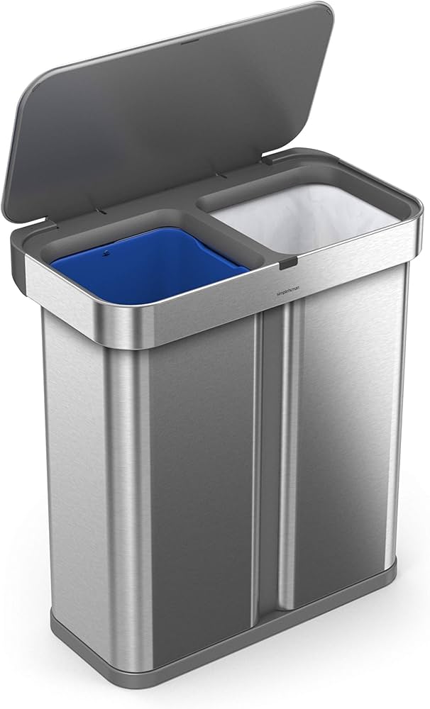 Amazon｜シンプルヒューマン 自動 ゴミ箱 分別 リサイクル 58L