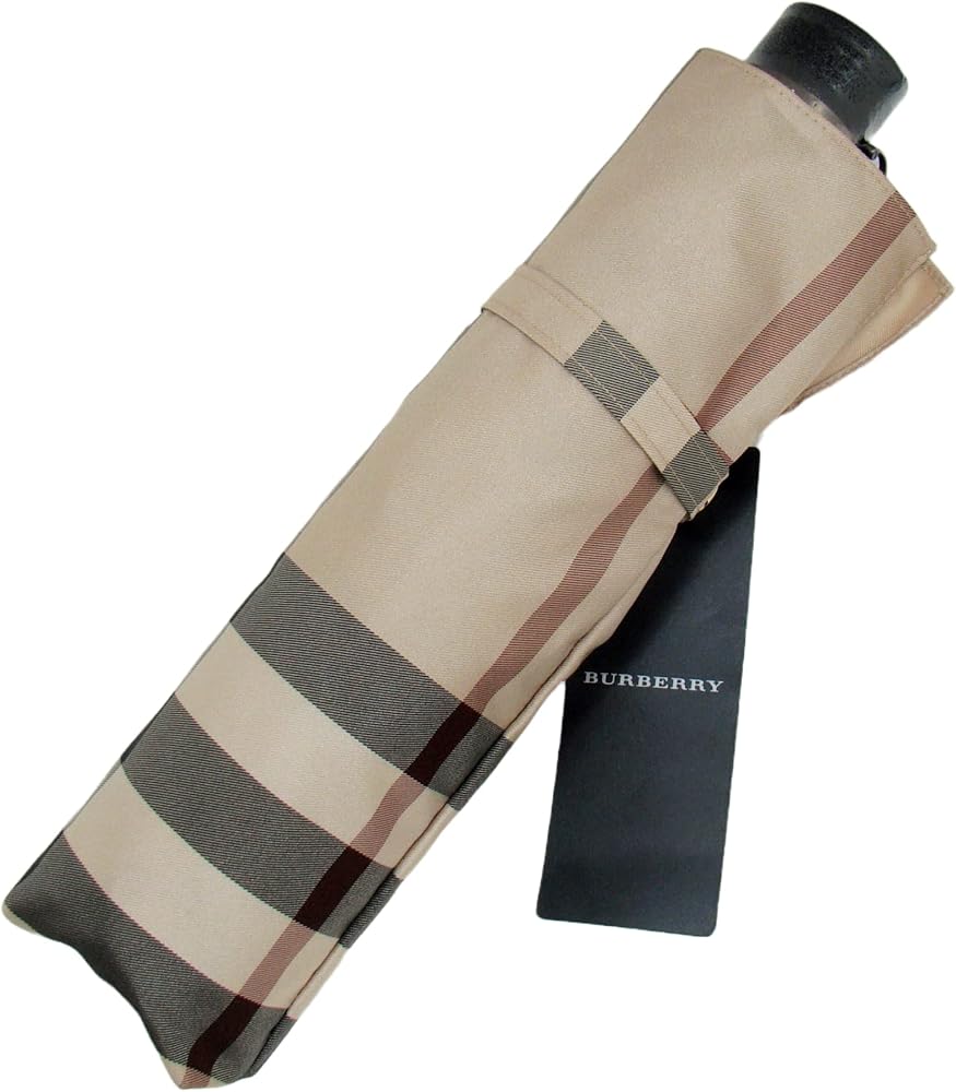 Amazon | [BURBERRY] [バーバリー] 婦人 レディース 折り畳み 傘 雨傘