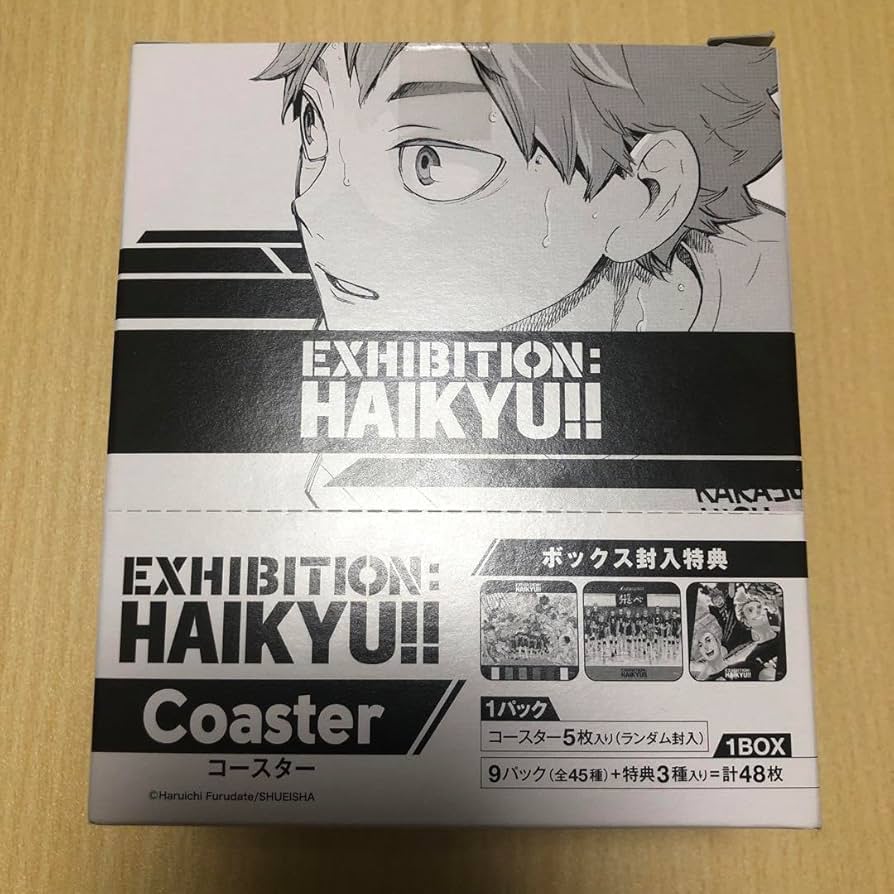 ハイキュー展 コースター大量＋特典 ステッカー36枚 まとめ売り 梟谷