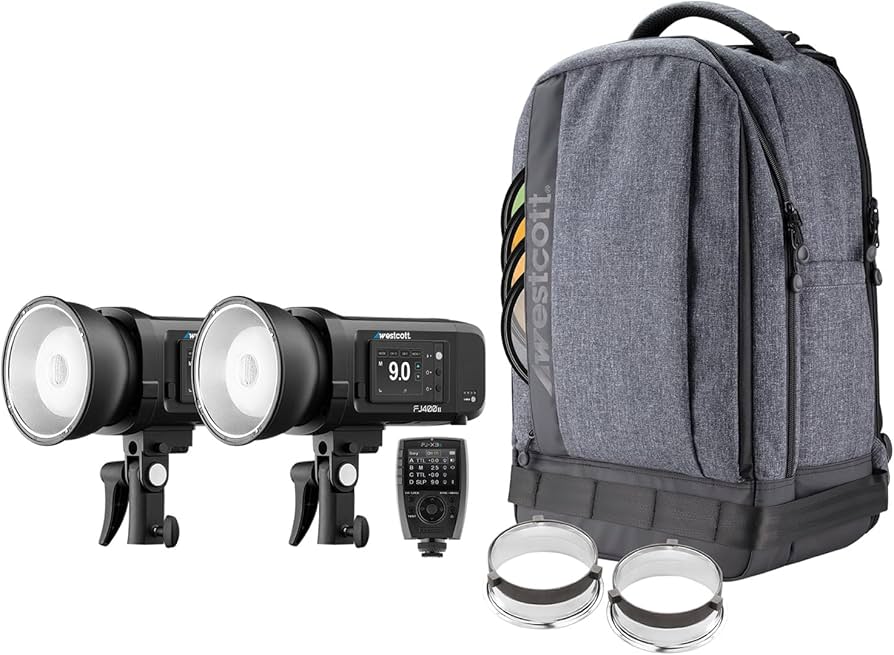 Amazon.com : Westcott FJ400 II Touchscreen Strobe 2-Light Backpack