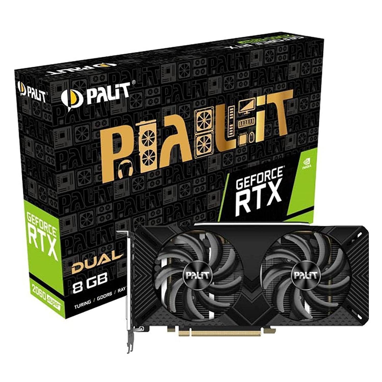 Amazon | Palit GeForce RTX 2060 SUPER Dual 8GB グラフィック
