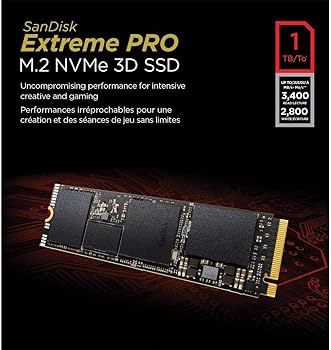 Amazon | SanDisk サンディスク 内蔵SSD M.2-2280 / Extreme Pro 1TB