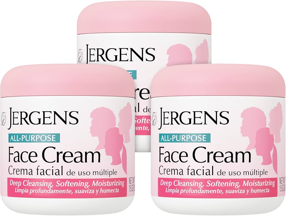 Amazon.com: Jergens All Purpose Face Cream, Deep Cleansing Facial