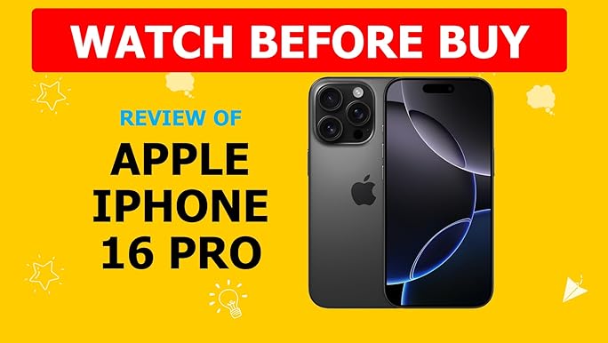 Amazon.com: Apple iPhone 16 Pro, US Version, 128GB, Black Titanium