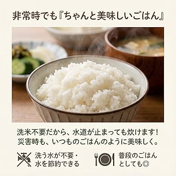 Amazon.co.jp: 【長期保存】備蓄王｜家庭用保存米 5kg｜防災グッズ