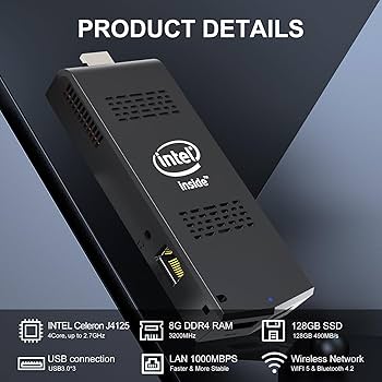 Amazon.com: AIOEXPC PC Stick with Intel Celeron J4125 Windows 11