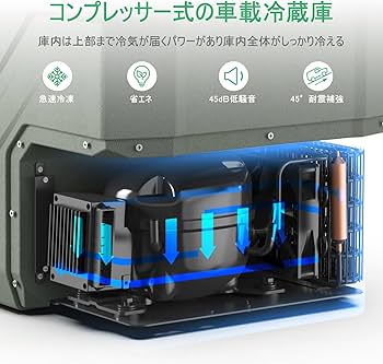 Amazon.co.jp: Alpicool 車載冷蔵庫 2室 31L ポータブル冷蔵庫 独立