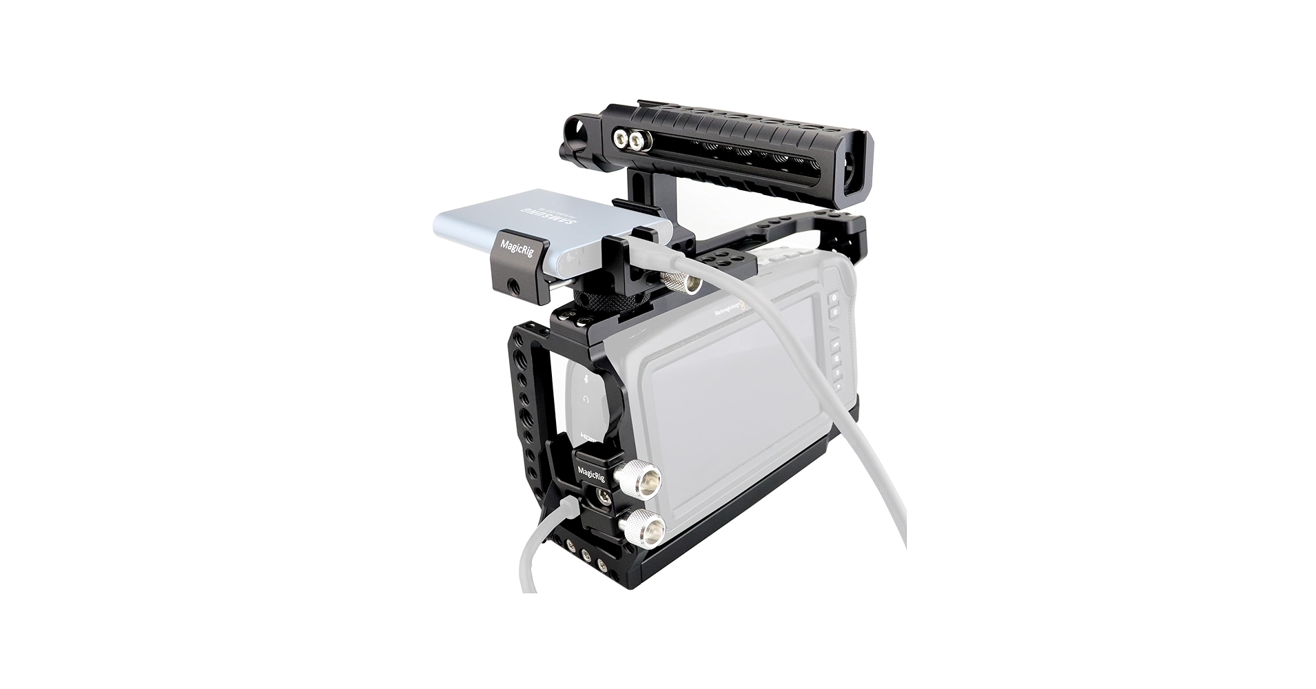 Amazon.com : MagicRig BMPCC 4K & 6K Full Cage with NATO Top Handle