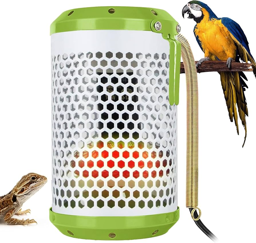 Amazon | 保温電球カバー付 100W鳥 ヒーター インコ とり暖寄りそい