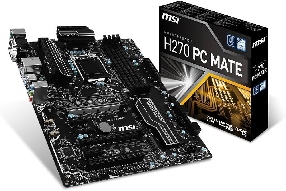 Amazon | MSI H270 PC MATE ATXマザーボード [第7世代Core Kaby Lake