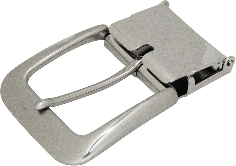 Amazon | 協進エル 附属金具 オメガ付バックル ベルト巾40mm ニッケル