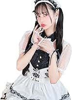 Amazon.co.jp: [Malymoon] コスプレ メイド ウエイトレス ゴシック