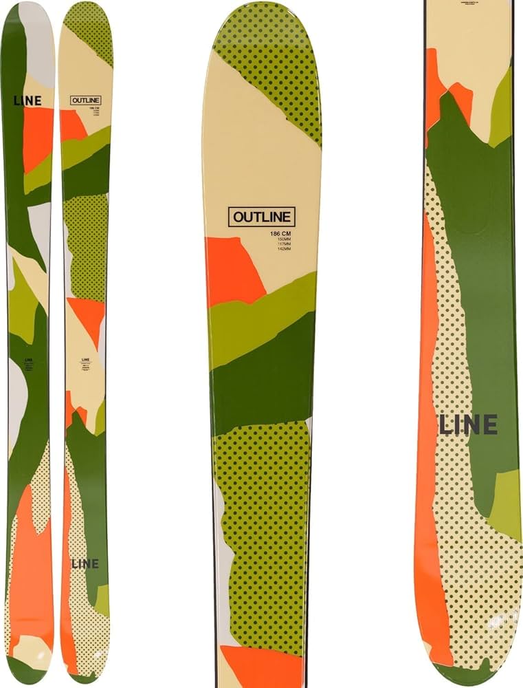 Amazon.com : Line Outline Skis Mens Sz 186cm : Sports & Outdoors