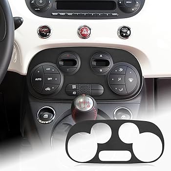 Amazon | FDAIUN エアコン 調整パネル ステッカー フィアット500 (2008