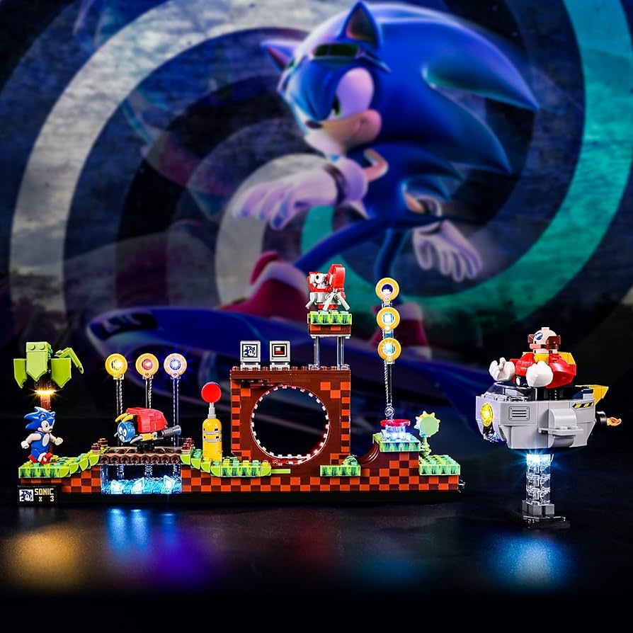 Amazon.com: BRIKSMAX Light for Lego-21331 Sonic Hedgehog Green