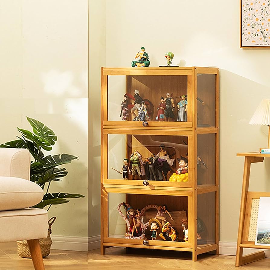 Amazon.co.jp: Pounjsd ガラスケース ショーケース フィギュアケース